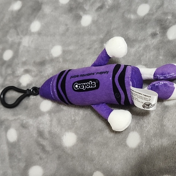 Squishmallows Blue & Purple Crayon Plush Keychain Duo And 3 Squishmallow Pens - Picture 7 of 10